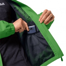 Jack Wolfskin Stormy Point Rain Jacket (water/windproof/breathable) basil green Men